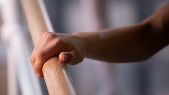 hand on the barre